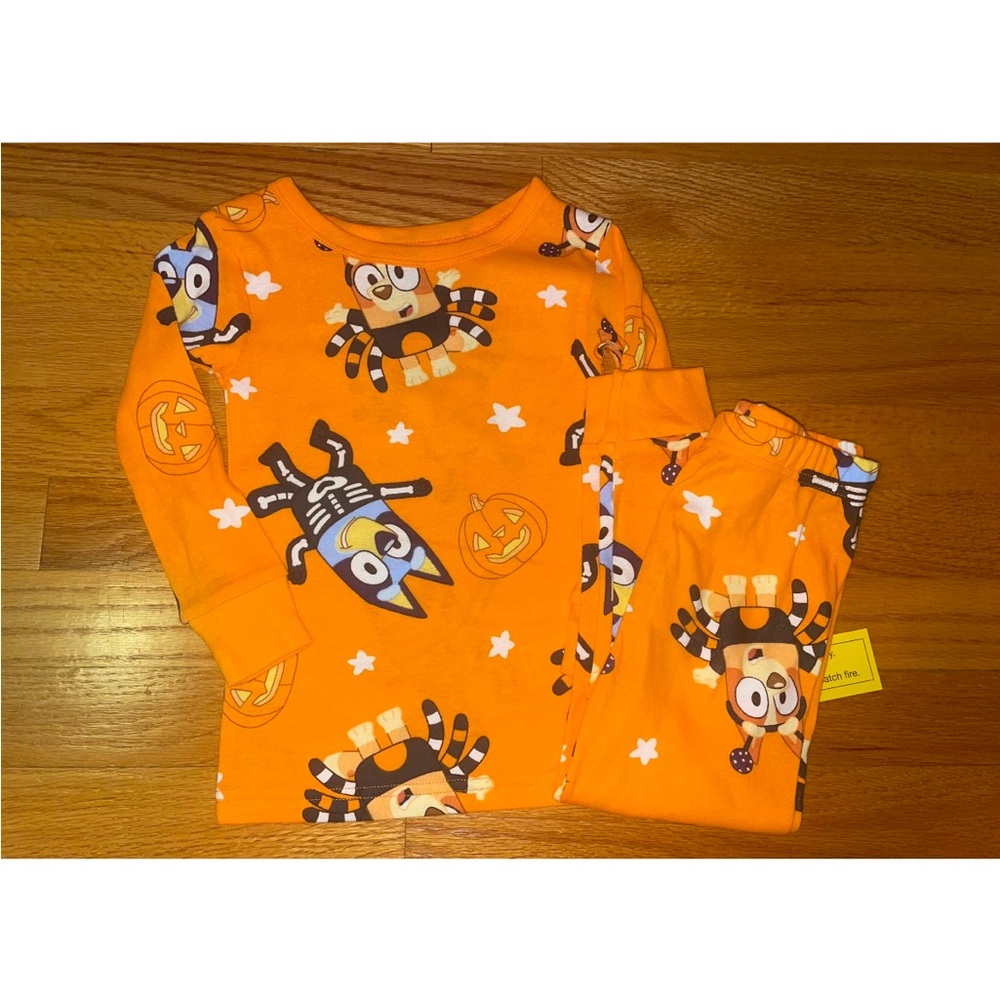 2T Toddler Bluey Halloween Pajama